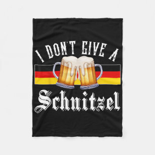 Cobertor De Velo Eu Não Dou A Um Schnitzel Alemão Bandeiras Mulhere