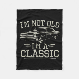 Cobertor De Velo Eu Não Sou Velho Cole Carro Engraçado Vintage Home