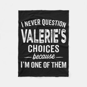 Cobertor De Velo Eu Nunca Questiono as Escolhas de Valerie Persona 