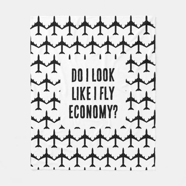 Cobertor De Velo Eu Pareço Que Eu Voo Com Uma Engraçada Cotação De  (Frente)