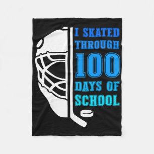 Cobertor De Velo Eu Patinei Através de 100 Dias de Escola Menino de
