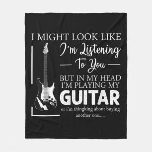 Cobertor De Velo Eu poderia parecer que estou ouvindo seu violão de