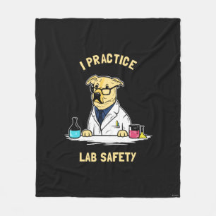 Cobertor De Velo Eu pratico a segurança do laboratório