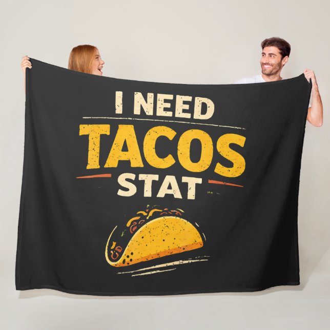 Cobertor De Velo Eu Preciso de Tacos Já (In Situ)