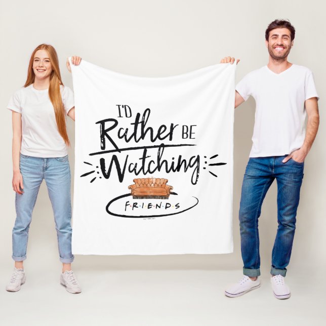 Cobertor De Velo Eu Preferencialmente assistindo AMIGOS™ (In Situ)