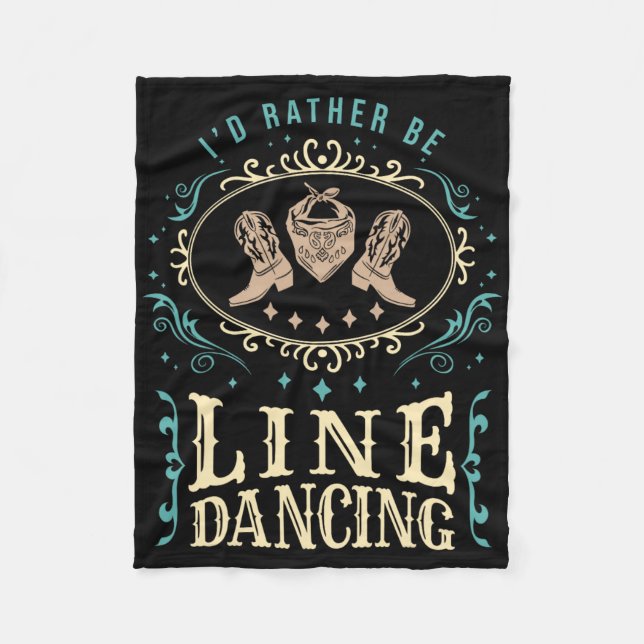 Cobertor De Velo Eu Preferencialmente Dançaria Engraçada Na Linha (Frente)