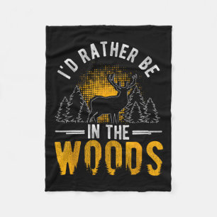 Cobertor De Velo Eu Preferencialmente No Woods Deer Caçando Florest