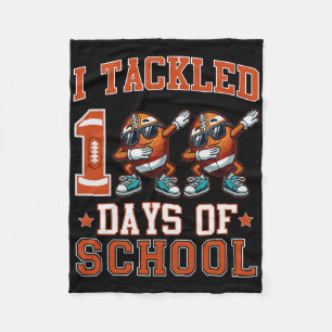 Cobertor De Velo Eu Resolvi 100 Dias De Futebol Escolar Dabbing 100