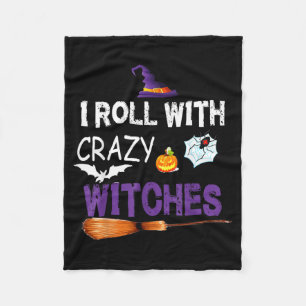 Cobertor De Velo Eu Saio Com Bruxas Loucas Funny Halloween Witch