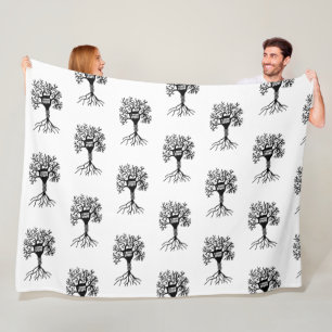 Cobertor De Velo Eu Sei Coisas Silhueta de Neurônio