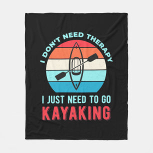 Cobertor De Velo Eu Só Preciso Ir Kayaking
