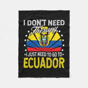 Cobertor De Velo Eu Só Preciso Ir Para O Equador - Equador Férias E