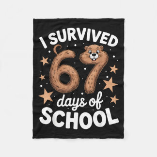 Cobertor De Velo Eu Sobrevivi 67 Dias De Dia Da Marmota Na Escola P