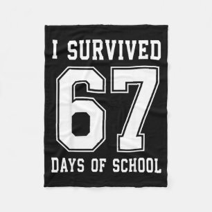 Cobertor De Velo Eu Sobrevivi 67 Dias De Escola 67 Meme Professores