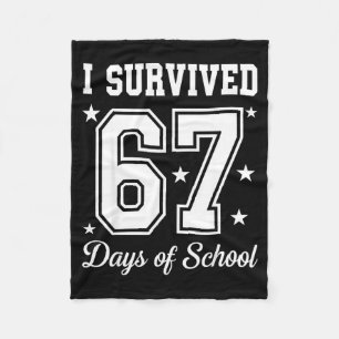 Cobertor De Velo Eu Sobrevivi 67 Dias De Escola 67 Meme Professores