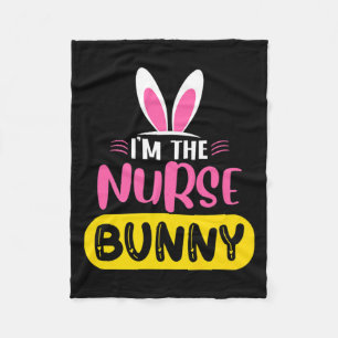 Cobertor De Velo Eu Sou A Enfermeira Bunny Orelhas De Coelho Ovo Pá