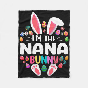 Cobertor De Velo Eu Sou A Nana Bunny Dia De Páscoa Engraçado Famíli