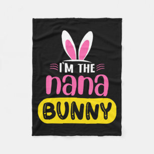Cobertor De Velo Eu Sou A Nana Bunny Orelhas De Coelho Ovo Páscoa D