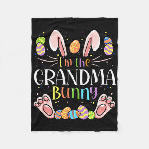 Cobertor De Velo Eu Sou a Vovó Bunny Correspondência Família Festa