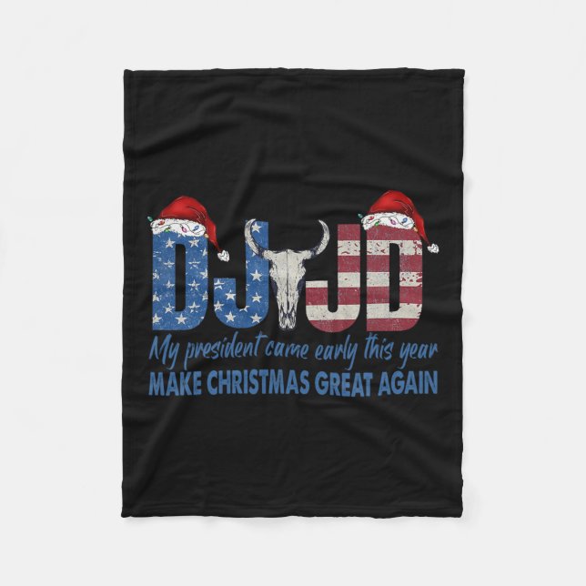 Cobertor De Velo Eu sou apenas uma Cara Engraçada Dança Trump 2024  (Frente)