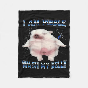 Cobertor De Velo Eu Sou Bble Lavar Meu Bble De Barriga Meme Cachorr