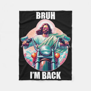 Cobertor De Velo Eu sou Byck Jesus Engraçado Ressureção de Páscoas 