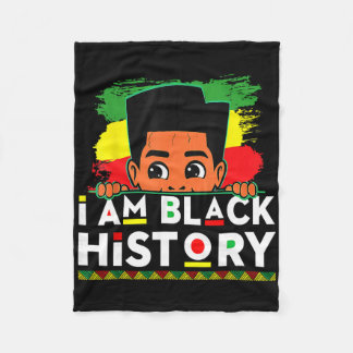Cobertor De Velo Eu Sou Camisa Da História Negra Para Crianças Meni