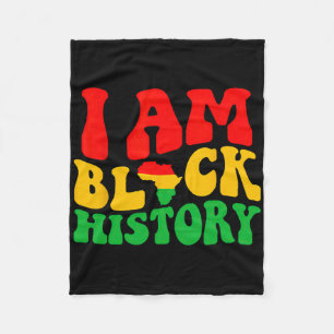 Cobertor De Velo Eu Sou História Negra Mês da História Negra Afro-A