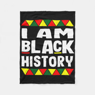 Cobertor De Velo Eu Sou História Negra Mês da História Negra Orgulh