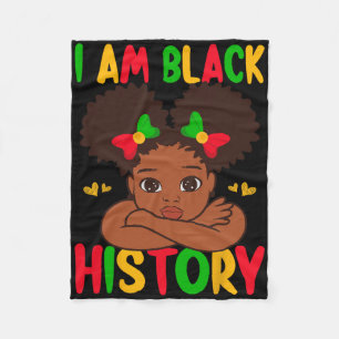 Cobertor De Velo Eu Sou História Negra Para Crianças Meninos Menina