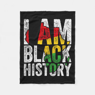 Cobertor De Velo Eu Sou Homem Mulher da História Negra Mês da Histó