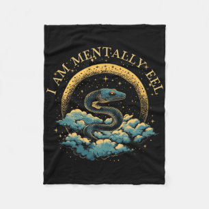 Cobertor De Velo Eu Sou Mentalmente Engraçado Pun sobre Saúde Menta