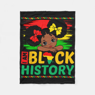 Cobertor De Velo Eu Sou Mês da História Negra Adolescentes Crianças