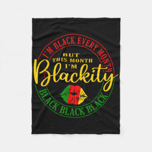 Cobertor De Velo Eu Sou Negro Todos os Meses Mas Este Mês Eu Sou Su