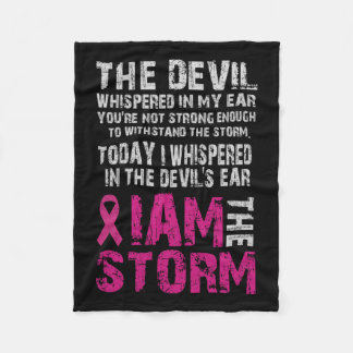 Cobertor De Velo Eu Sou O Conforto De Consciência Do Cancer De Temp