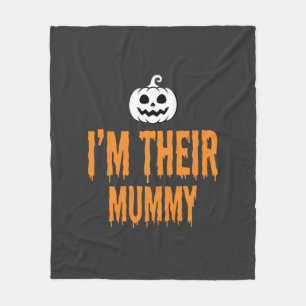 Cobertor De Velo Eu Sou o Design de Mamãe do Halloween