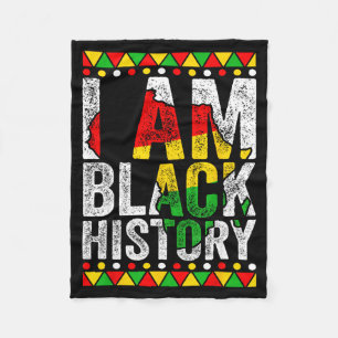 Cobertor De Velo Eu Sou Presente de História Negra Orgulho Negro Am