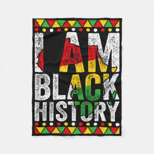 Cobertor De Velo Eu Sou Presente do Mês da História Negra Orgulho A