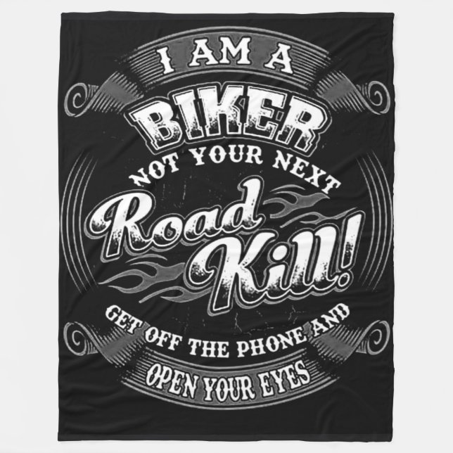 COBERTOR DE VELO EU SOU UM BIKER (Frente)