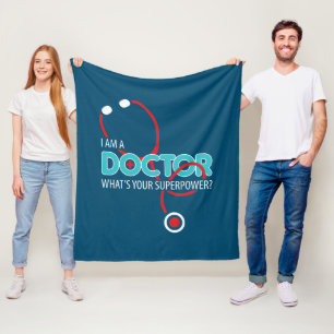 Cobertor De Velo Eu sou um Doutor