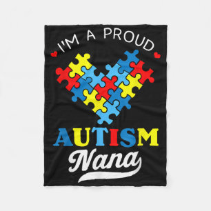 Cobertor De Velo Eu Sou Um Orgulhoso Gr Autismo Nana Consciência Co