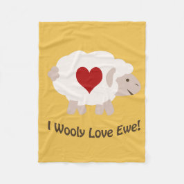 Cobertor De Velo Eu Te Amo!