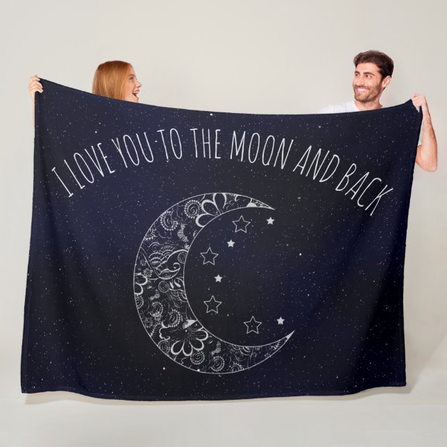 Cobertor De Velo Eu Te Amo Até a Lua e de Volta (In Situ)
