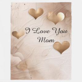 Cobertor De Velo Eu Te Amo Mãe
