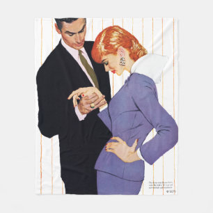 Cobertor De Velo Eu te amo, Mama Menina