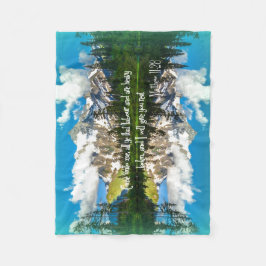 Cobertor De Velo Eu te darei Bíblia de descanso Verse