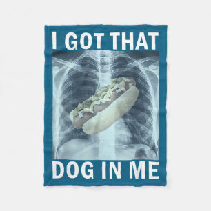 Cobertor De Velo Eu Tenho Esse Cachorro Em Mim Meme de Raio-X de Ca