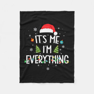 Cobertor De Velo Eu Tenho Tudo o Que Quero Para o Natal Sou Eu Eu S