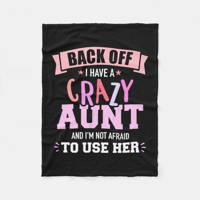 Cobertor De Velo Eu Tenho Uma Tia (Frente)