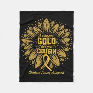 Cobertor De Velo Eu Uso Ouro Pelo Meu Primo - Ouro Criança Girassol